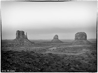 Monument Valley B&W, 2022